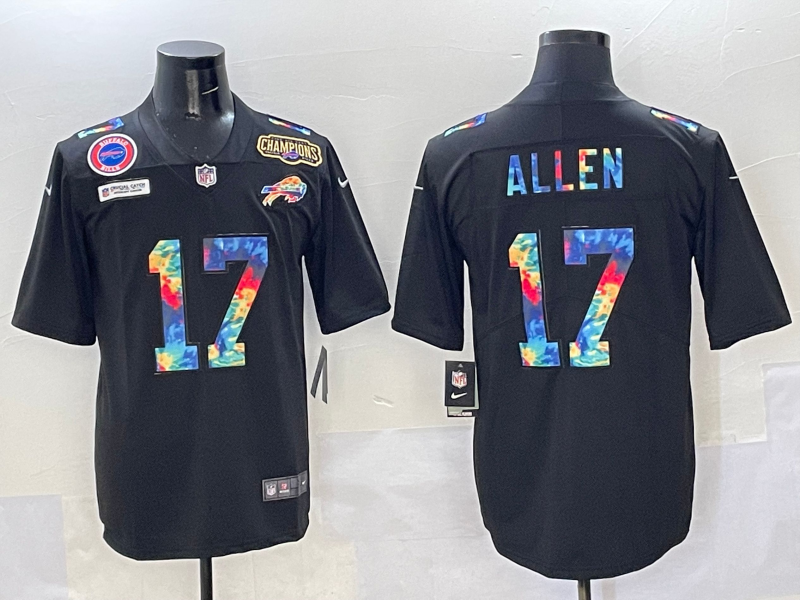 Men 2025 Buffalo Bills #17 Allen Black Nike Limited NFL Jersey 003->seattle mariners->MLB Jersey